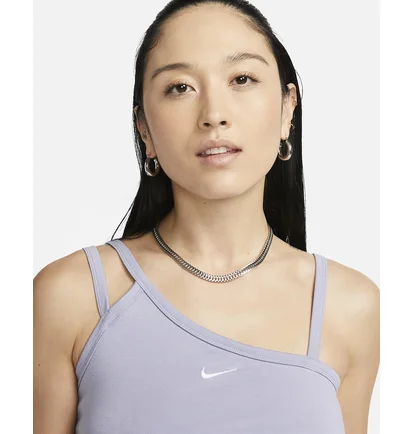 Топ женский Nike Nswevrdy Mod Aysm Crop Tank Grey DV7926-519
