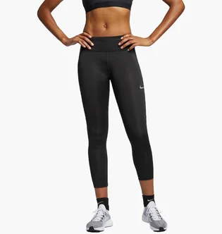 Легінси жіночі Nike Fast Mid Rise Crop Length Black DB4380-010
