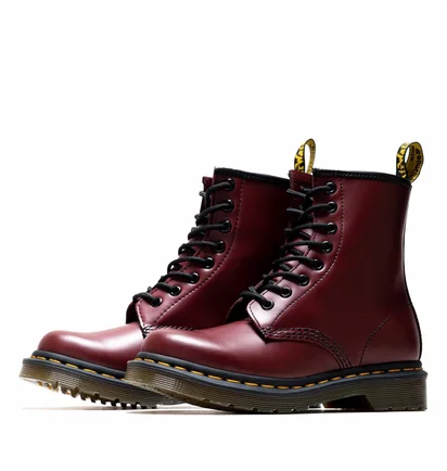 Черевики жіночі Dr. Martens 1460 Smooth Leather Boot Bordo 11821600