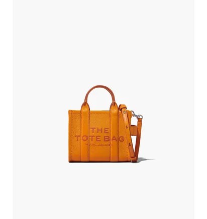 Сумка женская Marc Jacobs The Leather Mini Tote Bag Brown H053L01RE22-SCORCHED-64196