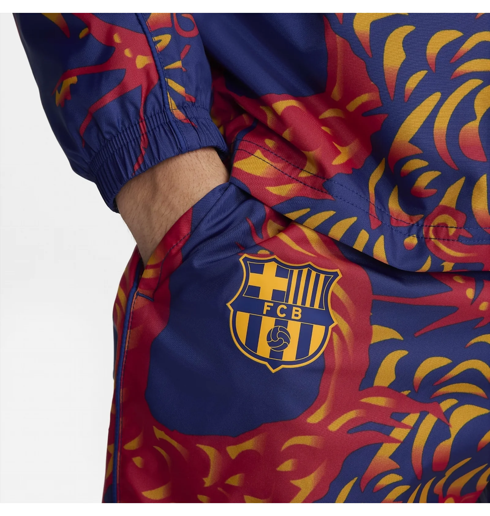 ᐉ Спортивний костюм чоловічий Nike F.C. Barcelona Blue/Orange