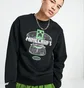 Свитшот мужской Bape X Minecraft Logo Sweatshirt Black AAP-SE-M9564XX
