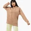 Худи женское Nike W Nsw Style Flc Po Hoodie Os Beige Dq5860-200