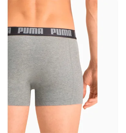 Трусы мужские Puma Basic Boxer (2 шт) Black/Grey 906823-05