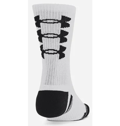 Носки унисекс Under Armour Perf Tech Nov Crew White (3 пары) 1379515-101