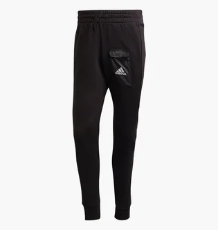 Штаны мужские Adidas Essentials Brandlove French Terry Pants Black HE1776