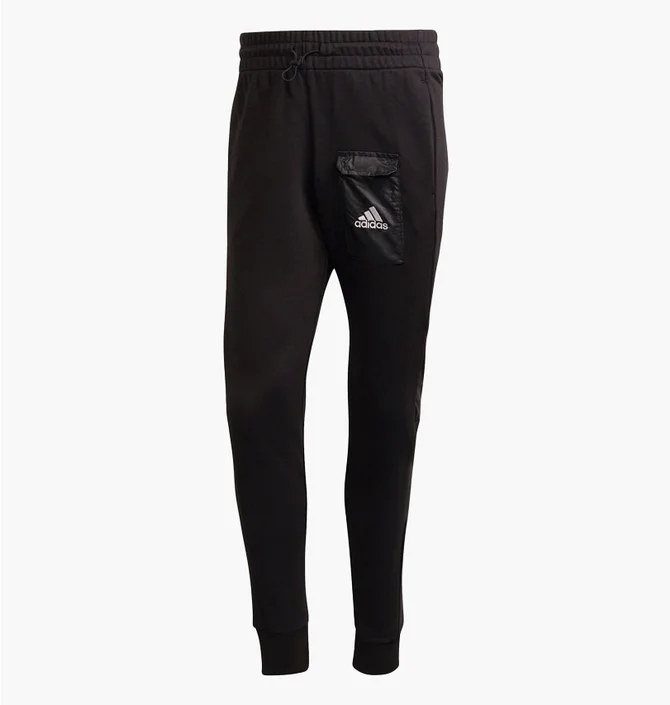 Штаны мужские Adidas Essentials Brandlove French Terry Pants Black HE1776