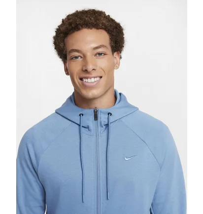 Толстовка чоловіча Nike Primary Dri-Fit Uv Full-Zip Versatile Hoodie Light Blue FZ0967-429