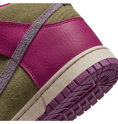 Кроссовки женские Nike Dunk High Green/Pink Fb1273-500