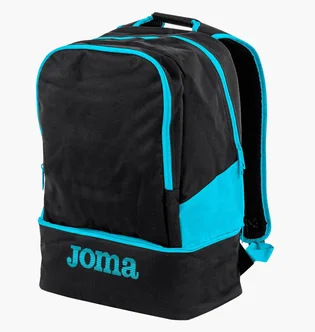 Рюкзак унісекс Joma Estadio Iii Black/Light Blue 400234.116