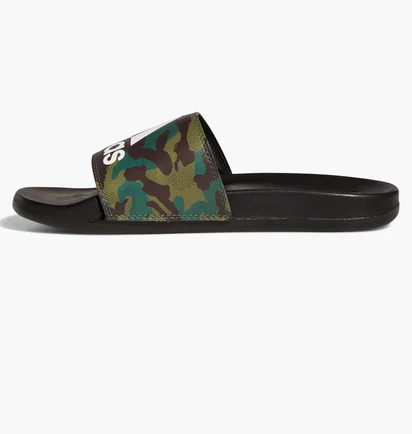 Тапочки унисекс Adidas Adilette Comfort Slides Camo/Green Gw9647