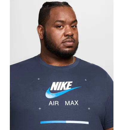 Футболка мужская Nike M Nsw Tee Fw Cnct Blue FV3778-410