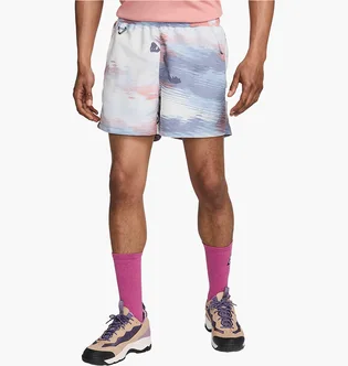 Шорты мужские Nike Acg &Reservoir Goat& All Over Print Shorts White/Violet FQ3062-376