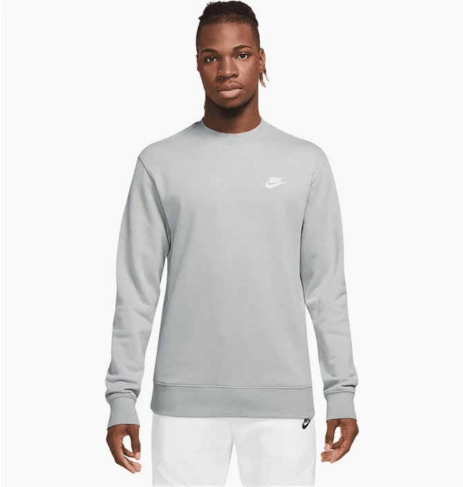 Свитшот мужской Nike Club Crew Sweatshirt Grey BV2662-077