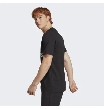 Футболка мужская Adidas Essentials Single Jersey Big Logo Tee Black Ic9347