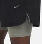 Шорты мужские Nike Stride Running Division 5 Dri-Fit Water-Repellent 2-In-1 Running Shorts Black FZ1135-010