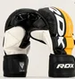 Рукавиці унісекс RDX Grappling Gloves Rex T6 Plus Orange/Black GGR-T6Y
