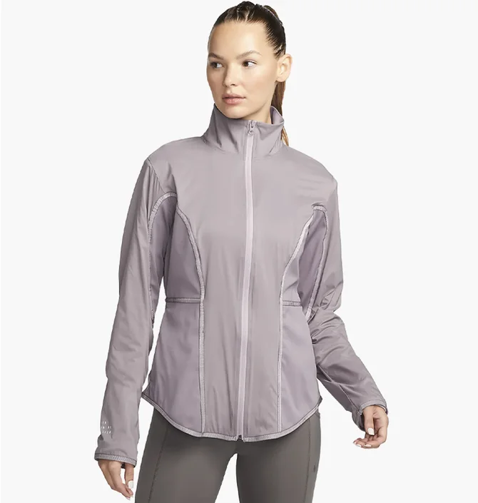 Вітровка жіноча Nike Sf Run Dvn Jkt Grey Dq6561-531