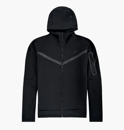 Толстовка чоловіча Nike Tech Fleece Black CU4489-010