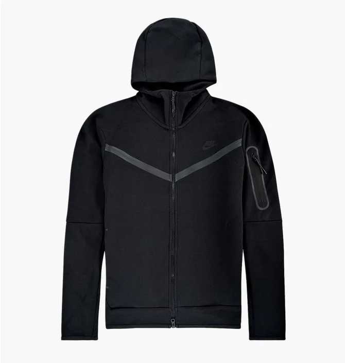 Толстовка чоловіча Nike Tech Fleece Black CU4489-010