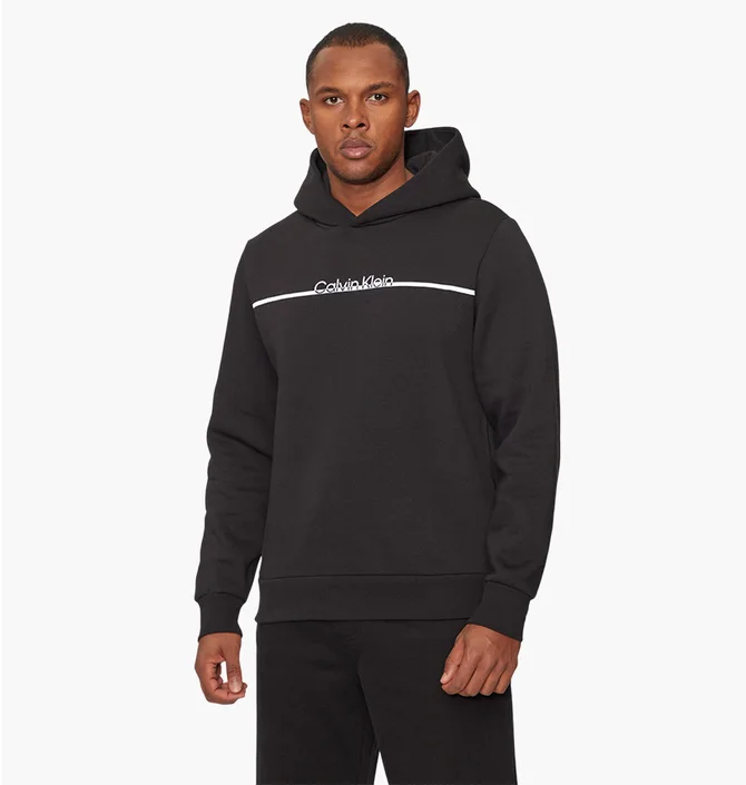 Худи мужское Calvin Klein Split Line Logo Black K10K114338