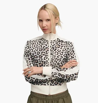 Кофта женская Puma T7 Leo Luxe All-Over Print Beige 632342-91