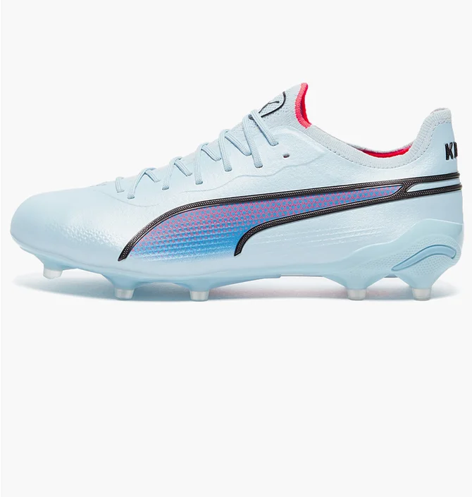 Бутсы мужские Puma King Ultimate Fg/Ag Light Blue 107563-02