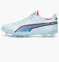 Бутсы мужские Puma King Ultimate Fg/Ag Light Blue 107563-02
