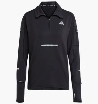 Кофта женская Adidas Adi365 Running Climawarm+ Half-Zip Black JP3842
