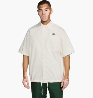Сорочка чоловіча Nike Club Oxford Button-Down Short-Sleeve Shirt Beige FN3902-133