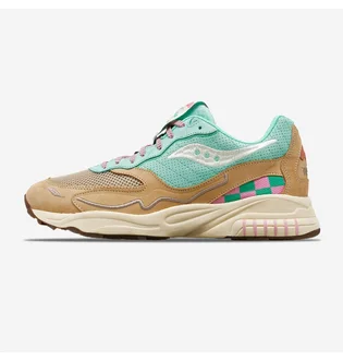 Кроссовки мужские Saucony 3D Grid Hurricane Brown/Turquoise S70746-1