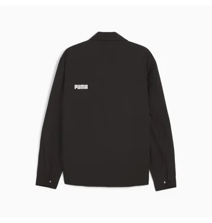 Олимпийка мужская Puma Shirt Jacket Black 623681-01