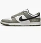 Кросівки чоловічі Nike Dunk Low Grey/White FZ4624-001