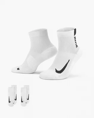 Шкарпетки унісекс Nike U Nk Mltplier Ankle (2 пари) White SX7556-100