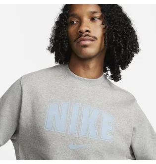 Свитшот мужской Nike Fleece Sweatshirt Grey Fd0482-063