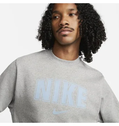Свитшот мужской Nike Fleece Sweatshirt Grey Fd0482-063