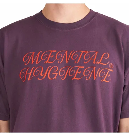 Футболка мужская OBEY Mental Hygiene Heavyweight Violet 166913914-PLP