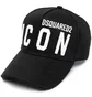 Кепка чоловіча Dsquared2 Icon Cap White Logo Black BCM041205C00001