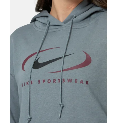 Худі жіноче Nike Ns Flc Os Po Hd Swsh Blue FN7698-084