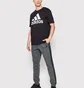 Штаны мужские Adidas Essentials Fleece Tapered Cuff 3-Stripes Pants Grey GK8826