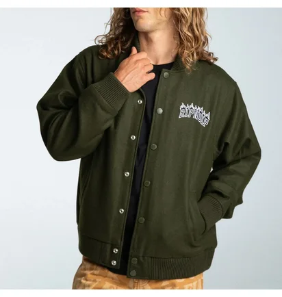 Бомбер мужской RipNDip Fire Spirit Varsity Green RNDFAL24102