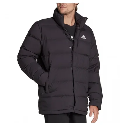 Пуховик чоловічий Adidas Helionic Mid-Length Down Jacket Black HG8700