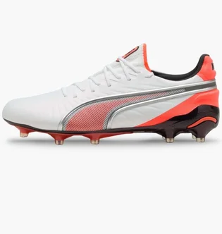 Бутси чоловічі Puma King Ultimate White/Orange 108821-01