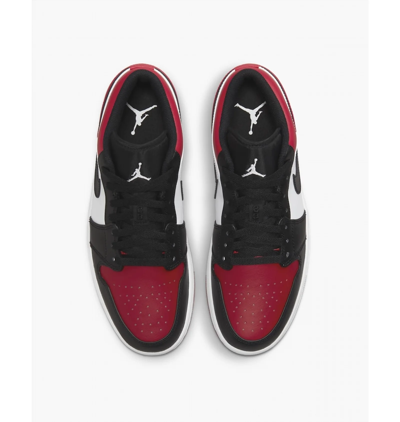 ᐉ Кроссовки мужские Air Jordan 1 Low Red/Black 553558-612