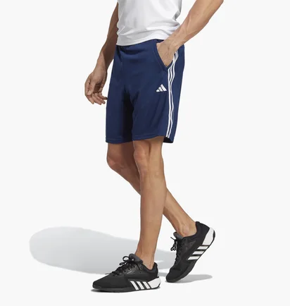 Шорты мужские Adidas Train Essentials Piqué 3-Stripes Training Shorts Blue Ib8246