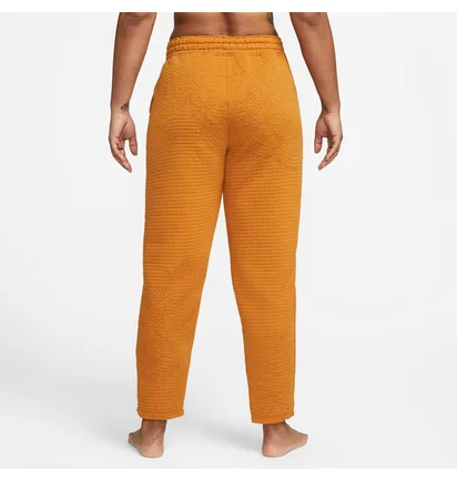 Штаны женские Nike Yoga Luxe Fleece Bottom Orange DX5797-754