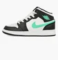 Кроссовки детские Air Jordan 1 Mid Black/White DQ8423-103