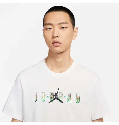 Футболка чоловіча Air Jordan M J Sprt Dna Hbr Ss Crew White CZ8083-100
