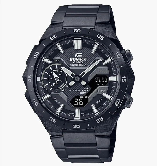 Часы мужские Casio Edifice Smartphone Link Carbon Edition ECB-2200DC-1A