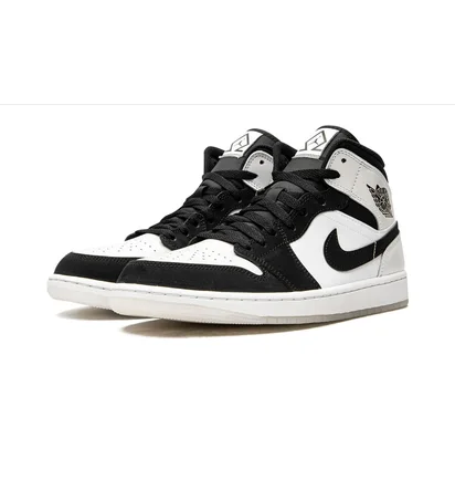 Кросівки чоловічі Air Jordan 1 Mid Se White/Black DH6933-100